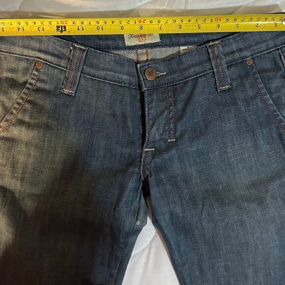Frankie B Jeans Size 6 Inseam 32 Inches Japanese Patchwork Bootcut Y2K - Picture 4 of 13